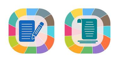 checklist and document  Icon vector