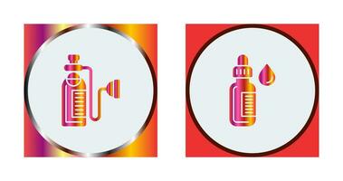 Oxygen and Dropper Icon vector