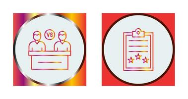 Meeting and Result Icon vector