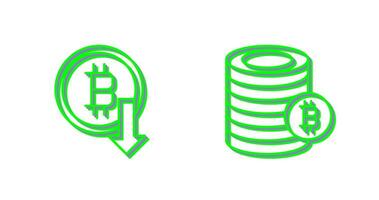 Lose and Coins Icon vector