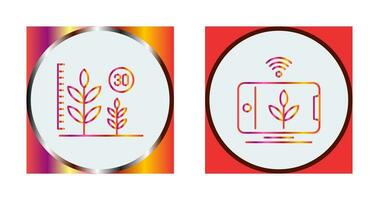 Growth and Device Icon vector