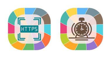 https y alarma icono vector