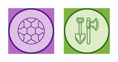 Soccer and Tools Icon vector