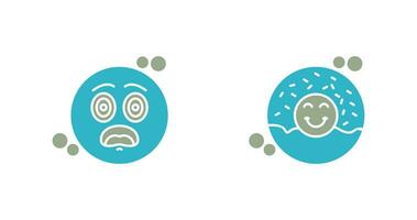 Dazed and Donut Icon vector