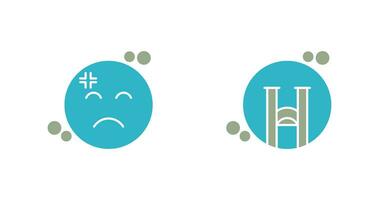 Dissapointment and Crying Icon vector