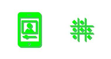 log and Tic Tac Toe Icon vector