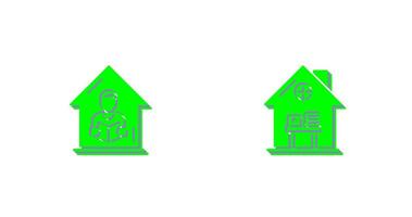 Home Learning and Home Work Place Icon vector