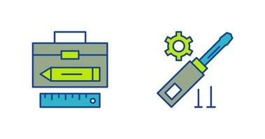 Geometry and Gear Icon vector