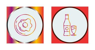 Breakfast and Bear Icon vector