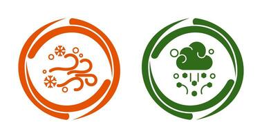 Blizzard and Hail Icon vector