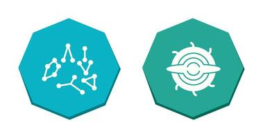 constellation and blackhole Icon vector
