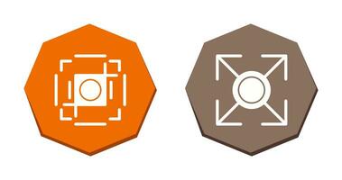 crop and expand Icon vector