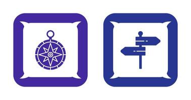 Compass and Direction Icon vector