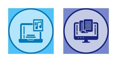 Music and Paste Icon vector
