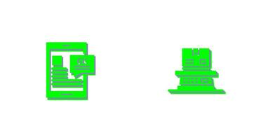 conversation and weight Icon vector