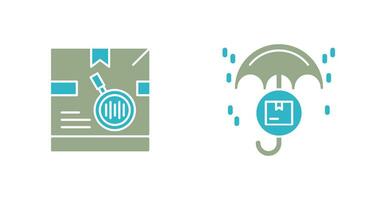 tracking code and protection Icon vector