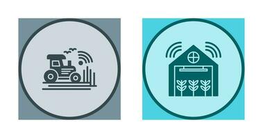 Cultivation and Warehouse Icon vector