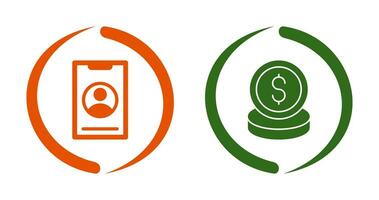 Smart Phone and Money Icon vector