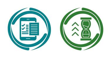 Check List and Quick Response Icon vector