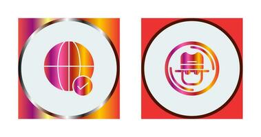 Internet and Spy Icon vector
