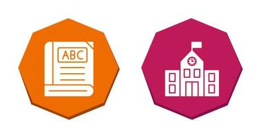 Book and School Icon vector