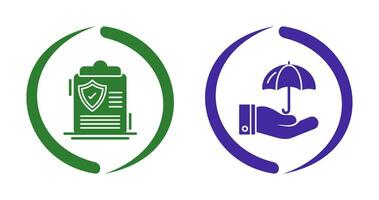 Policy and Protection Icon vector