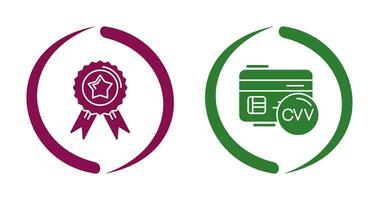 Badge and Code Icon vector