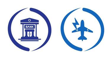 Health and Bank Icon vector