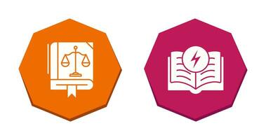 Law and Electricity Icon vector