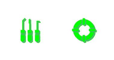 Lockpick and Life Guards Icon vector