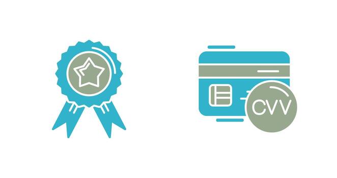 Insignia y código icono vector