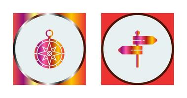 Compass and Direction Icon vector