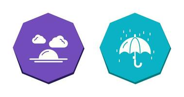 Sunshine and Raining Icon vector