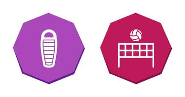 Sleeping Bag and Flash  Icon vector