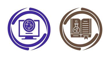 Petri Dish and Chemical Icon vector