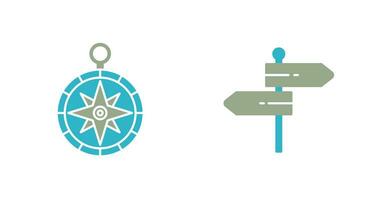 Compass and Direction Icon vector