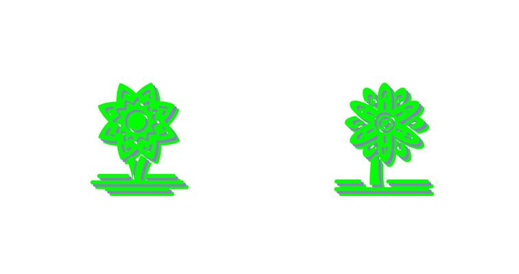 Daffodil and Daisy Icon