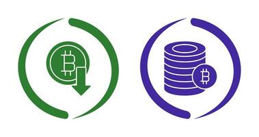 Lose and Coins Icon vector