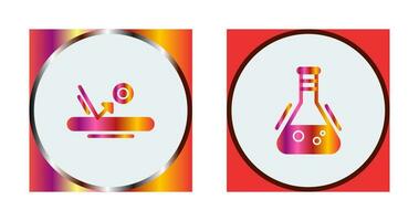 Bounce and Flask Icon vector