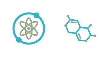 Proton and Molecule Icon vector