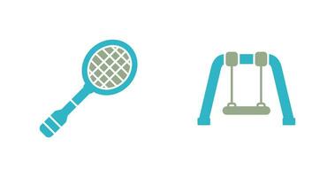 Racket and Swing Icon vector