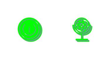 Gyroscope and Power Icon vector