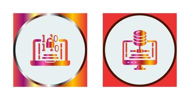 Encryption and Server Icon vector