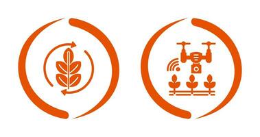 Agronomy and Smart Farm Icon vector