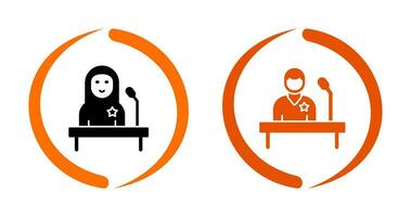 Candidate and Candidate Icon vector