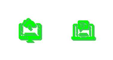 Download and E Learning Icon vector