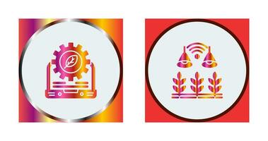 Setting and Light Icon vector