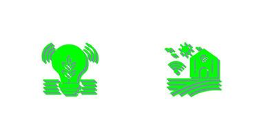 Idea and Smart Farm Icon vector