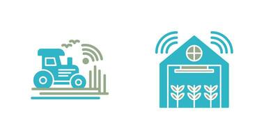Cultivation and Warehouse Icon vector