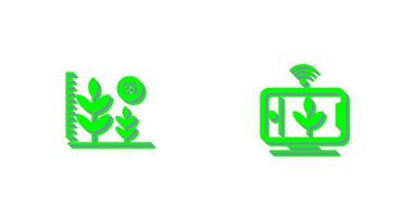 Growth and Device Icon vector